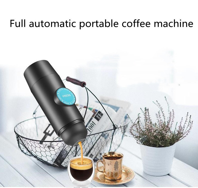 Rechargeable Automatic Smart Mini Portable Espresso Coffee Maker Capsule Coffee Machine