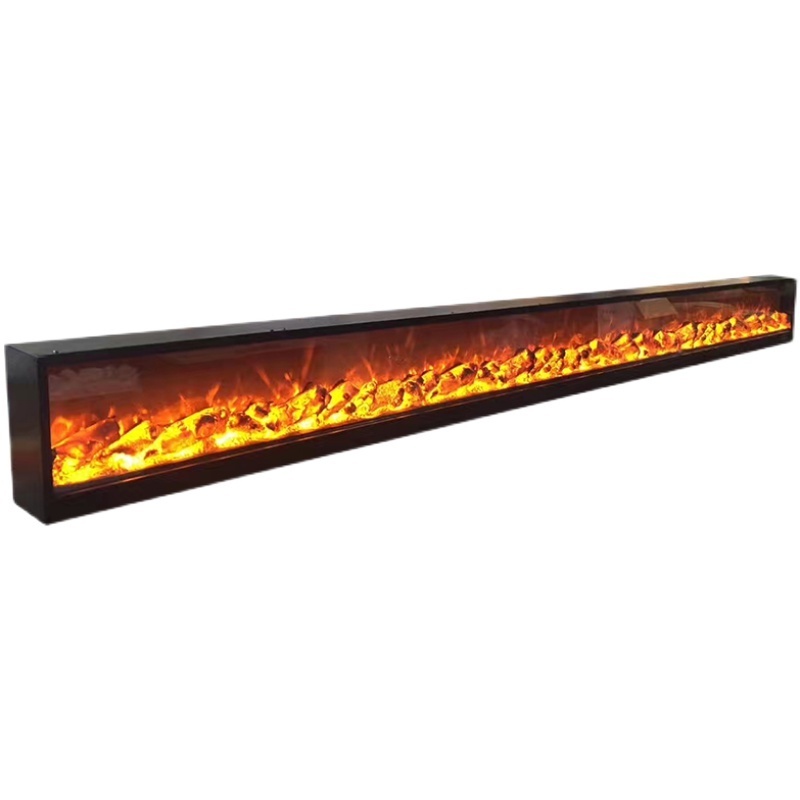 Wall Mounted Colorful Display Electric Fireplace With No Heating