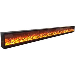 Wall Mounted Colorful Display Electric Fireplace With No Heating