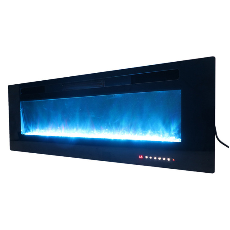 Light Customization Stock Ultra-Thin Decor Flame/Heater Wall Mounted Led Electric Fireplace