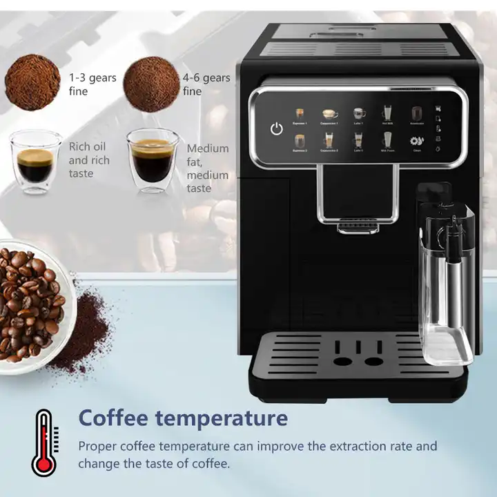 Commercial Best-selling Fully-automatic Espresso Intelligent Cappuccino Latte Coffee Maker Machine