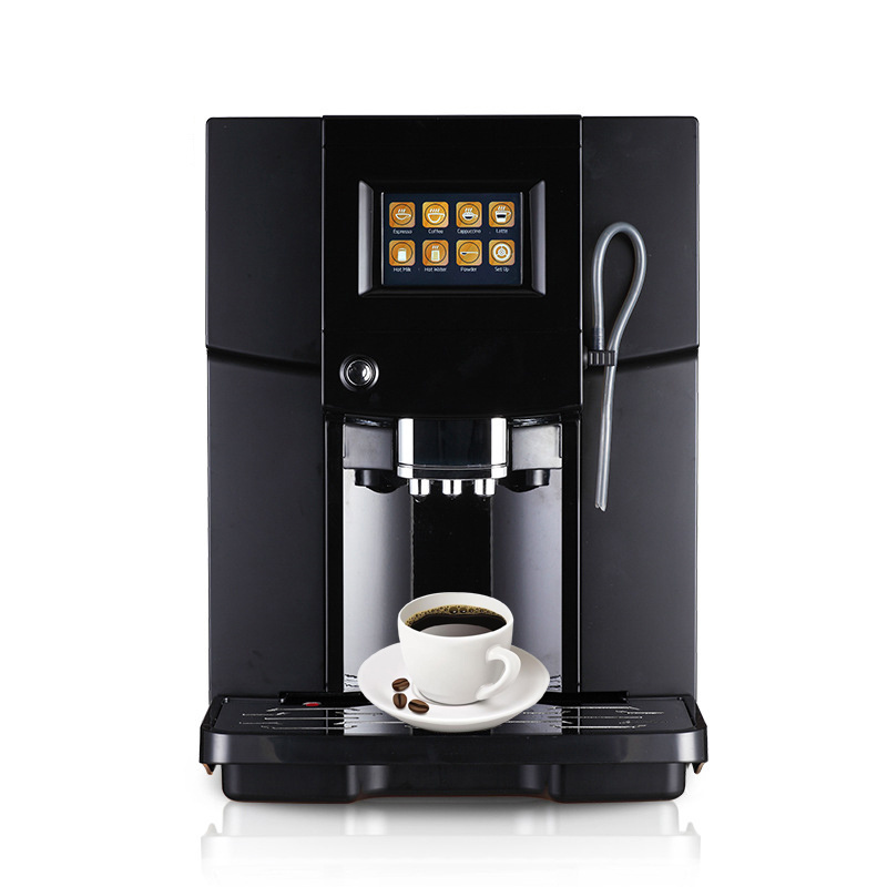 Best Selling 1300w Fully Automatic Intelligent White Commercial Espresso Coffee Maker Machine