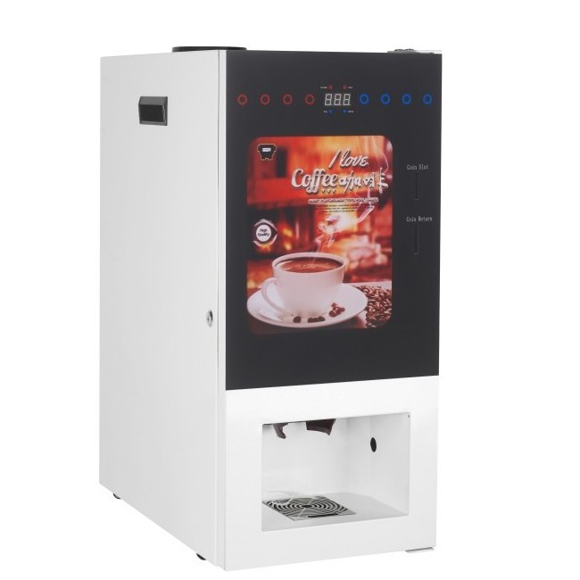 Commercial Instant Beverage Coin Operated Electric Coffee Vending Machine