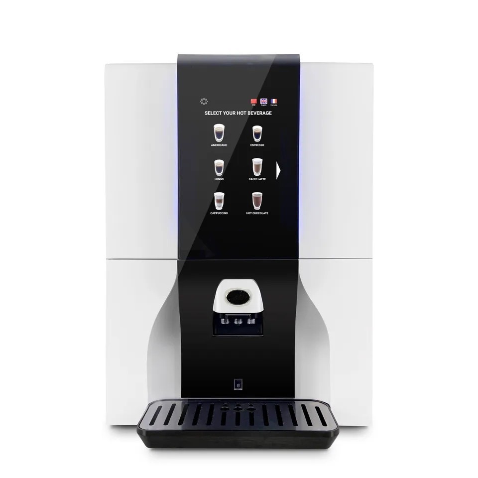 Fully Automatic Instant Bean to Cup Electric Aluminum Coffee Vending Machine