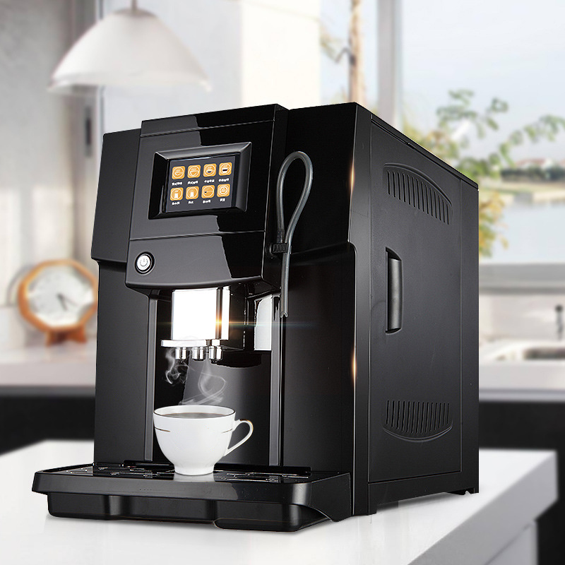 Best Selling 1300w Fully Automatic Intelligent White Commercial Espresso Coffee Maker Machine