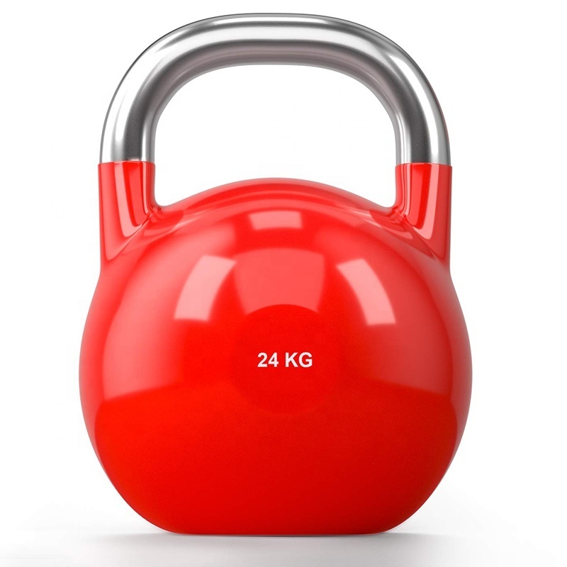 Wholesale Custom Logo Color Stainless Steel handle Weight Competition Steel Kettlebell