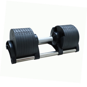 Gym Fitness Equipment Strength Training Bodybuilding Free Weights 20Kg 32Kg 36kg Adjustable Dumbbell Set with Rack