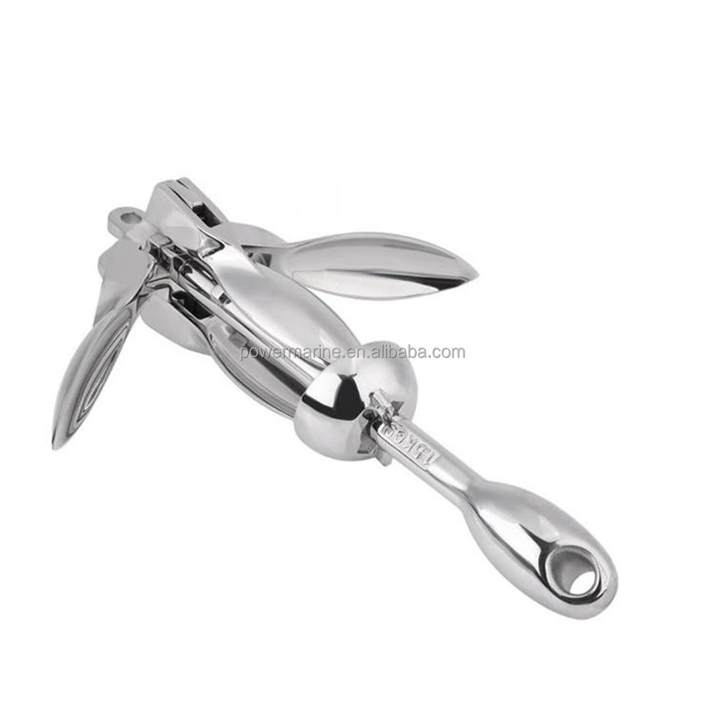 Marine hardware fittings Stainless steel folding anchor umbrella anchor