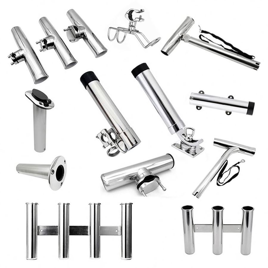 Marine hardware accessories 316 stainless steel different style fishing Rod holder for boats