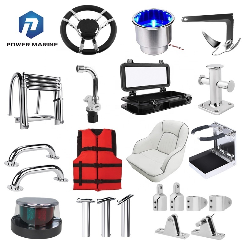 Factory Marine Hardware Supplies Boat Accessories 316 Stainless Steel Yacht Sailboat Parts Boat Deck Dock Fittings