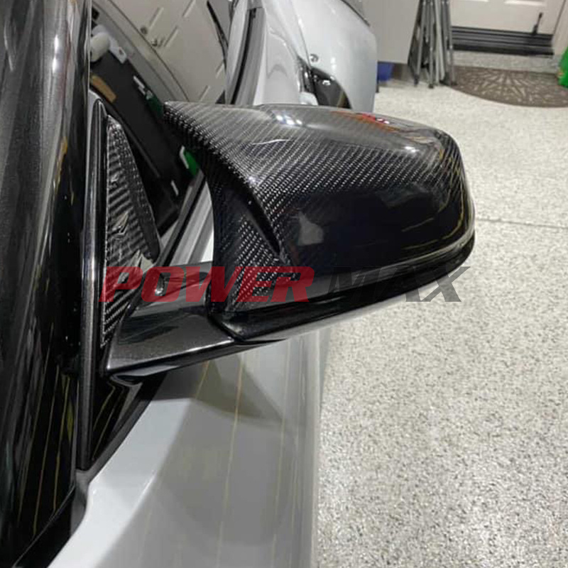 2X Accessories Automotive Parts Dry Carbon Fiber Side Door Mirror Cover Pairs Fits For Supra A90 A91 MKV F52 F48 G29