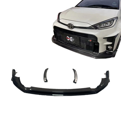 Carbon Fiber Front Bumper Lip Trd Style For Toyota GR Yaris  Front Splitter