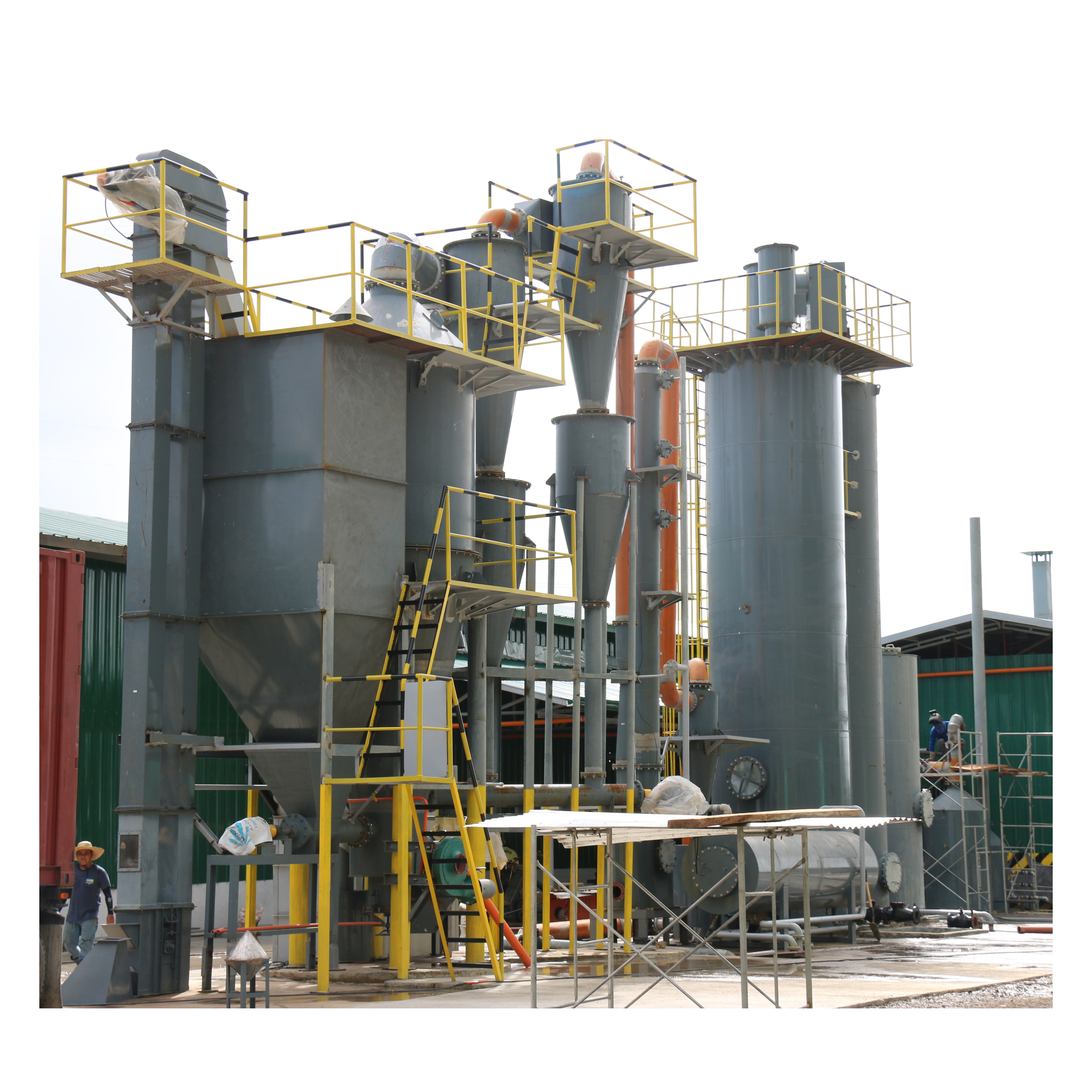 100kw Wood Chips Circulating Fluidized Bed Gasifier Design