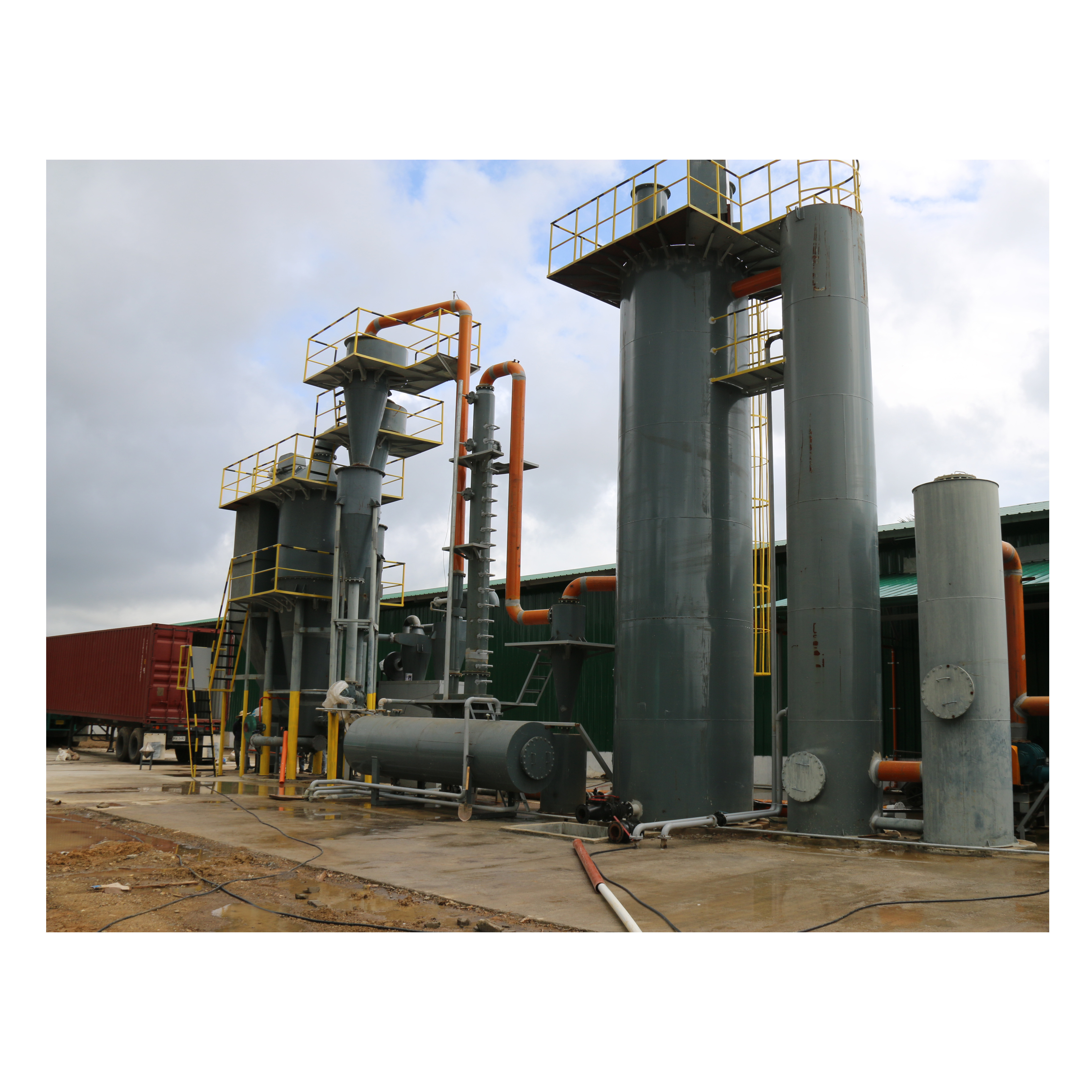 100kw Wood Chips Circulating Fluidized Bed Gasifier Design