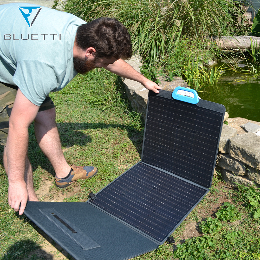 Portable Solar Panel 200W Foldable Solar Panel To Charge Solar Generator