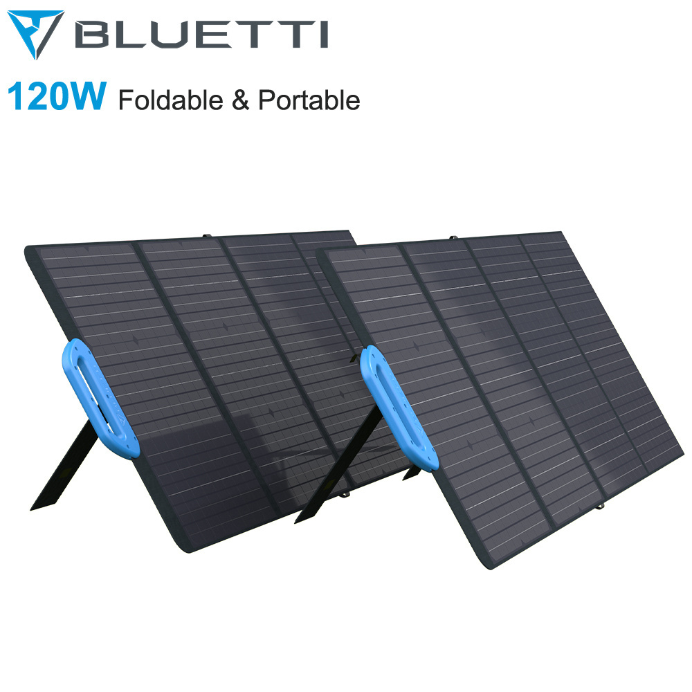 Wholesale Bluetti Portable Photovoltaic Panel 100w 120W Flexible Foldable Solar Panels