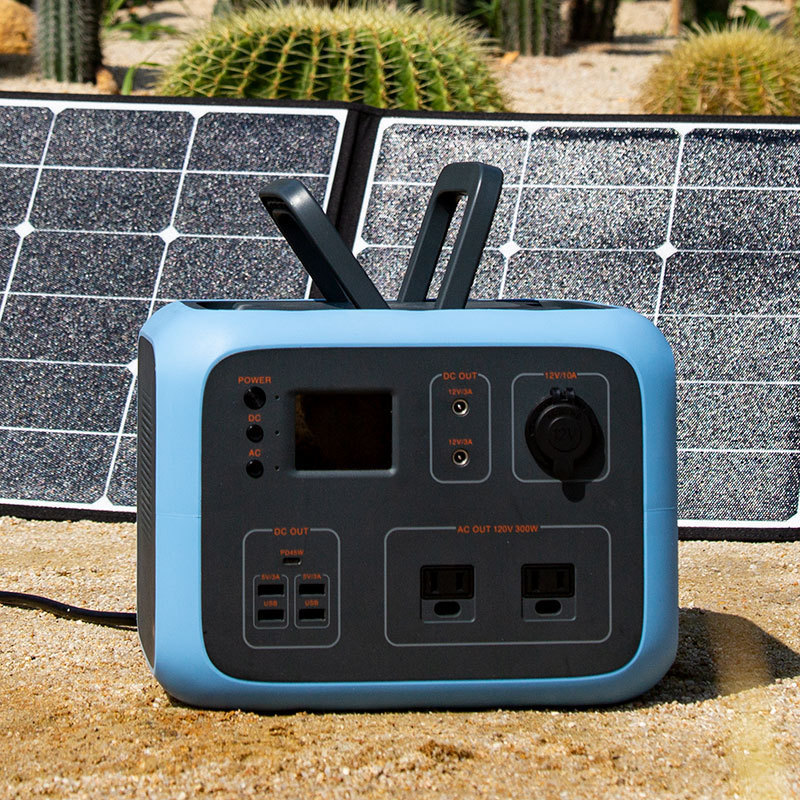 High Power Rechargeable Portable Generator 3 DC Output Solar AC Power Bank Station for Laptop/Smartphones/Car Fridge