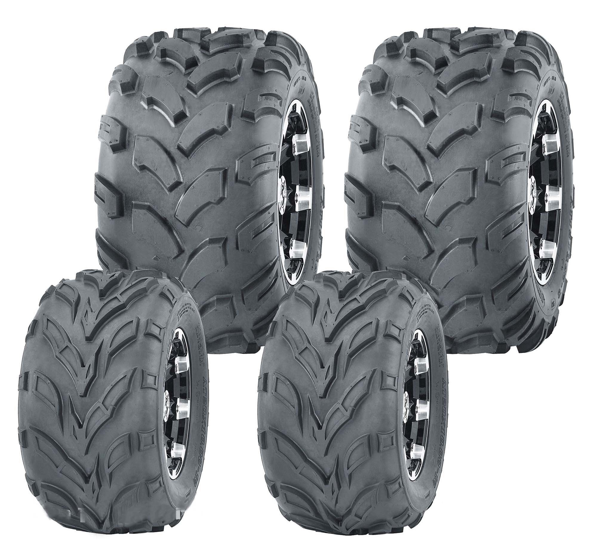 ATV UTV  18X9.5-8 Tubeless Tire With 8 inch Wheels Rims for ATV Go Kart Pit Dirt Bike 145/70-6 13x5-6 TL