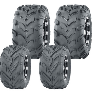 ATV UTV  18X9.5-8 Tubeless Tire With 8 inch Wheels Rims for ATV Go Kart Pit Dirt Bike 145/70-6 13x5-6 TL