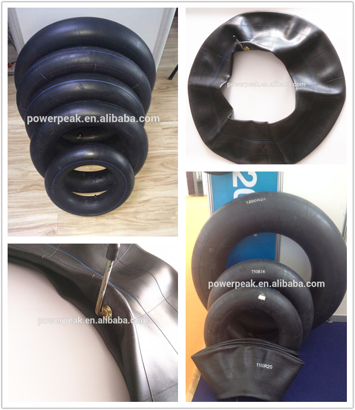 Butyl rubber truck tire inner tube and flaps 9.00R20 10.00R20 11.00R20 12.00R20 12.00-24 14.00-24 23.5-25 26.5-25