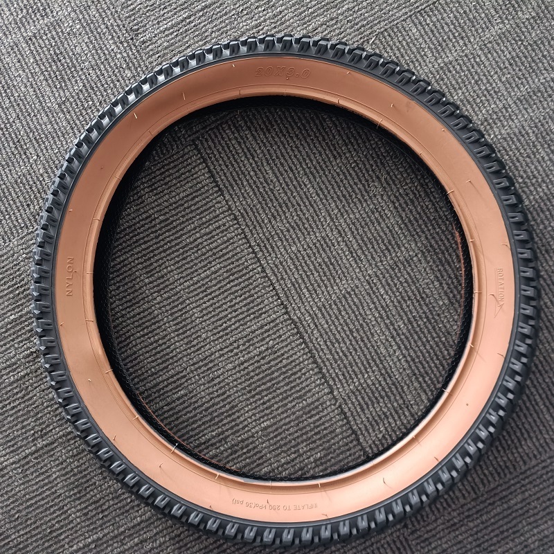 Electric tire Professional 20X3.0 brown wall electric bike fat tire e-bike bicycle fat bicycle Tire