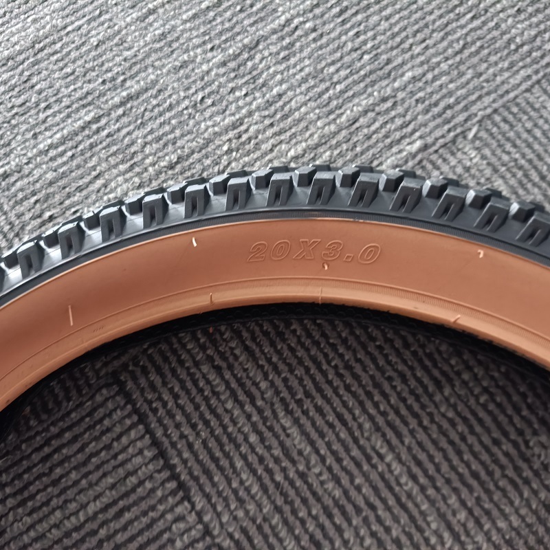 Electric tire Professional 20X3.0 brown wall electric bike fat tire e-bike bicycle fat bicycle Tire