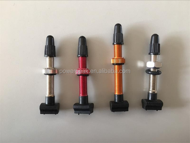 Bike Tubeless Schrader Valve Stem MTB Road No Leak Bicycle Tubeless Rim Accessories 60mm Bicycle Valve