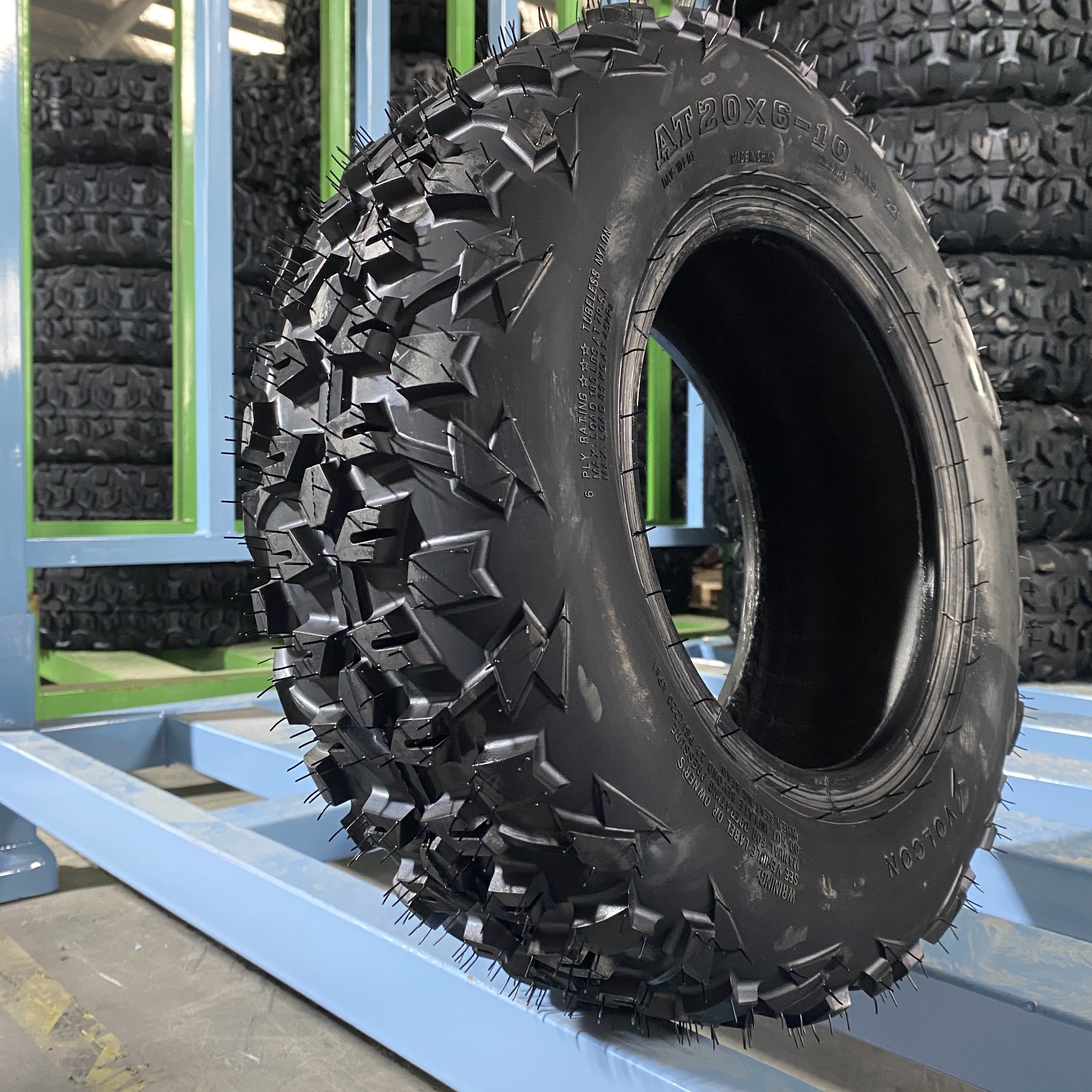 ATV Tyres tubeless 4.10x6 lawn mower rubber wheel 13x4.10-6 Mud tires