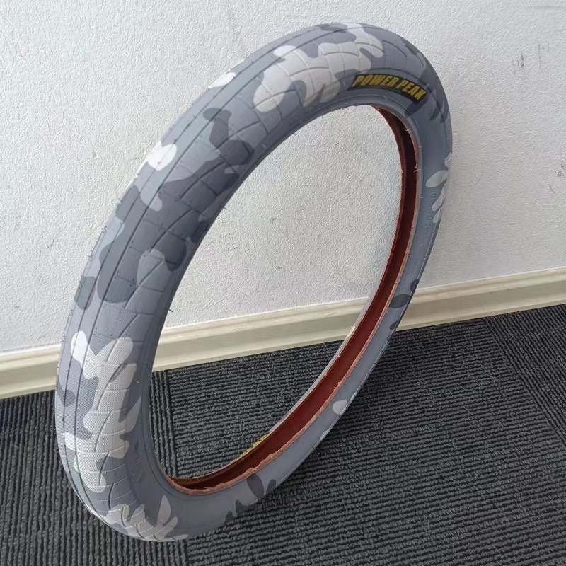 20'' inch BMX bike tyre 20x2.40 colorful camouflage color free style bicycle tire and inner tube