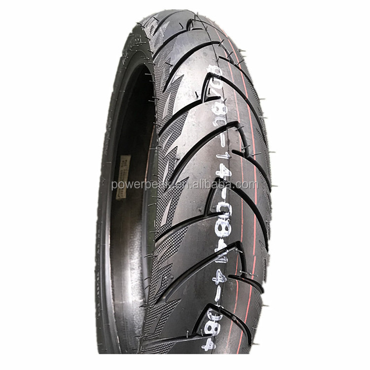 nylon rubber motorcycle tire casing black high quality tyres 80/90-17