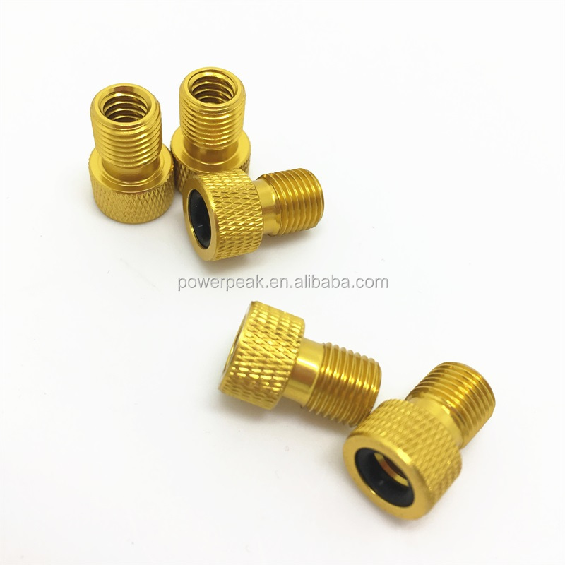 Bike presta to schrader valve adapter convert connector for road cycling