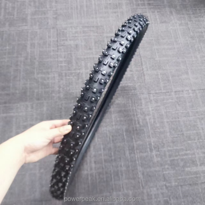 Mountain bicycle cycling non-slip Studs and wear-resistant tyres wholesale Winter Snow Spikes Tyre