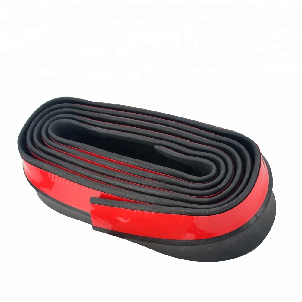 2.5M/ROLL 60MM WIDTH Car Front Bumper Lip Splitter Protector Body Spoiler Valance Chin Rubber