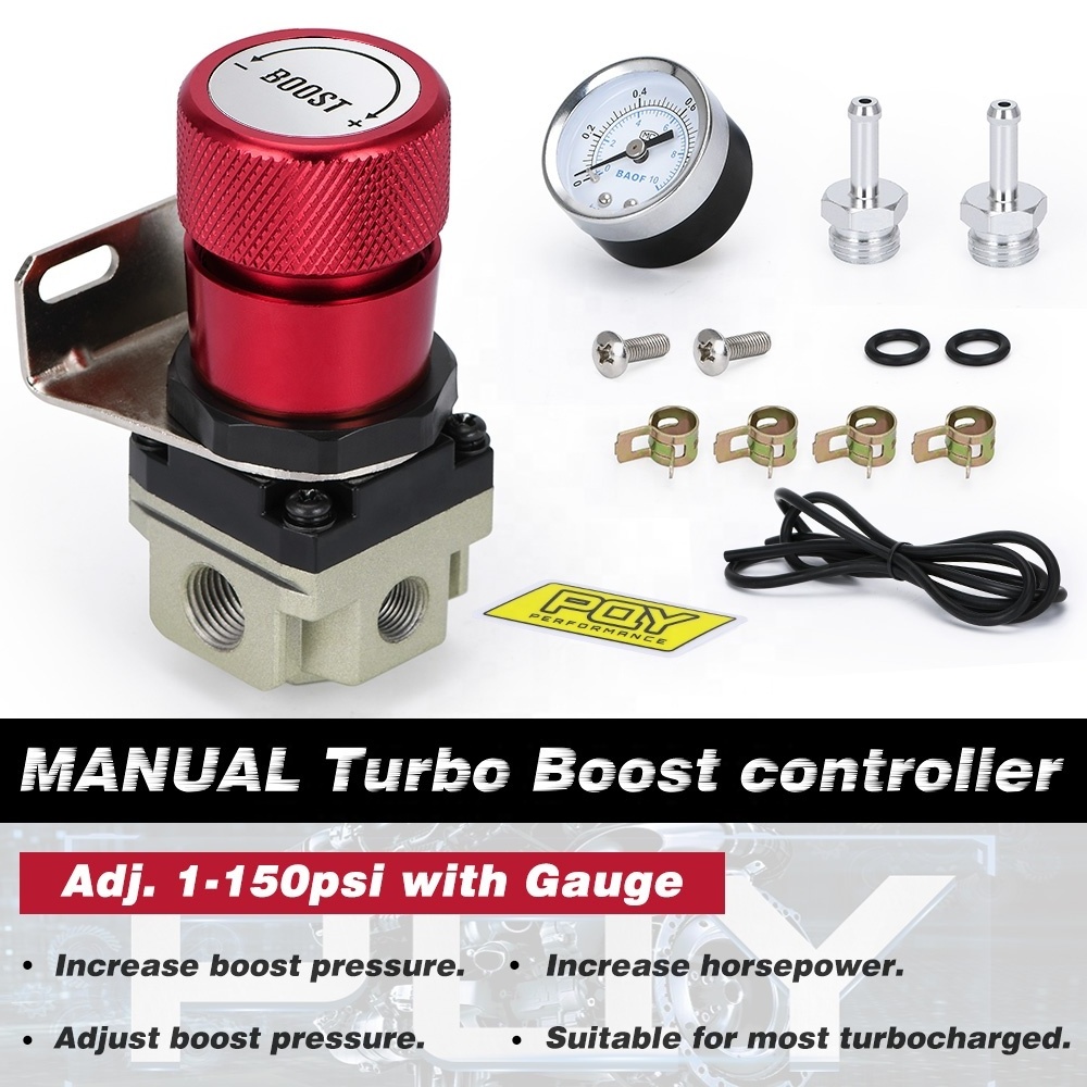 T2 UNIVERSAL ADJUSTABLE MANUAL GAUGE TURBO BOOST CONTROLLER 1-150 PSI SR20DET SR PQY5811