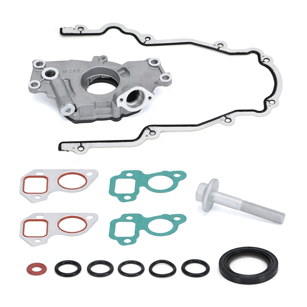 High Pressure M295HV M295 Oil Pump Kit With Timing Cover Gaskets & Balancer Bolt For LS1 LS2 Engine 4.8L 5.3L 5.7L 6.0L