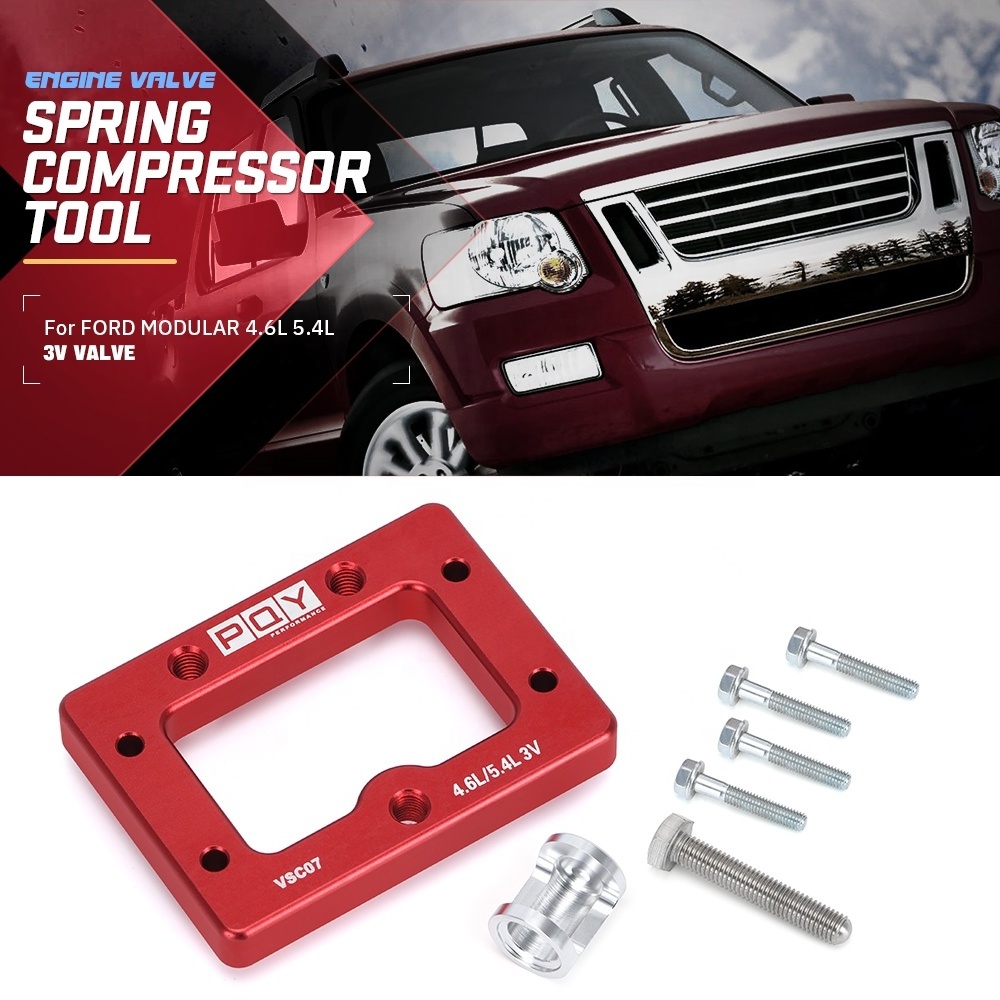 Engine Valve Spring Compressor Tool For Ford Mustang GT 4.6L 5.4L 3V Explorer Trac Magnetic Screw Retainer PQY-VSC07