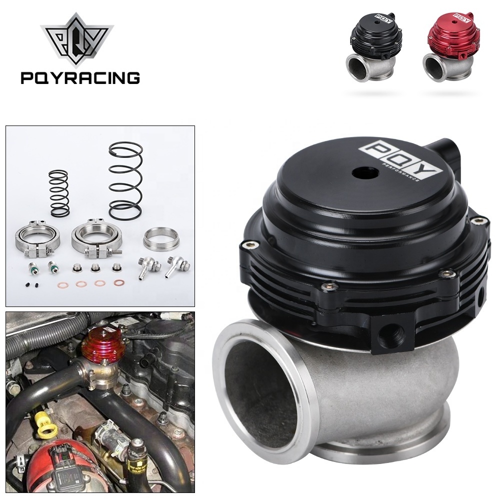 Water cooler 44mm Wastegate external turbo red/blue/black With Flange/Hardware MV-R Water-cooled w/ logo PQY5834