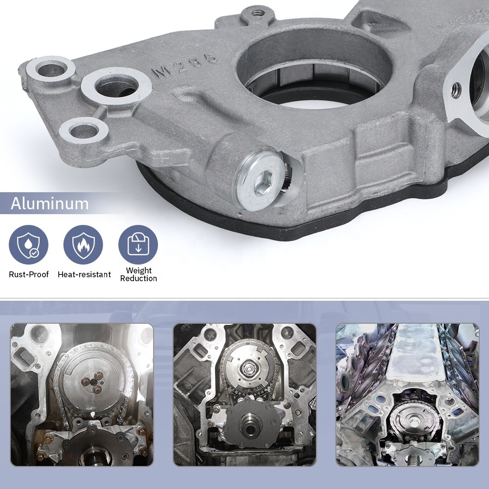 High Pressure M295HV M295 Oil Pump Kit With Timing Cover Gaskets & Balancer Bolt For LS1 LS2 Engine 4.8L 5.3L 5.7L 6.0L