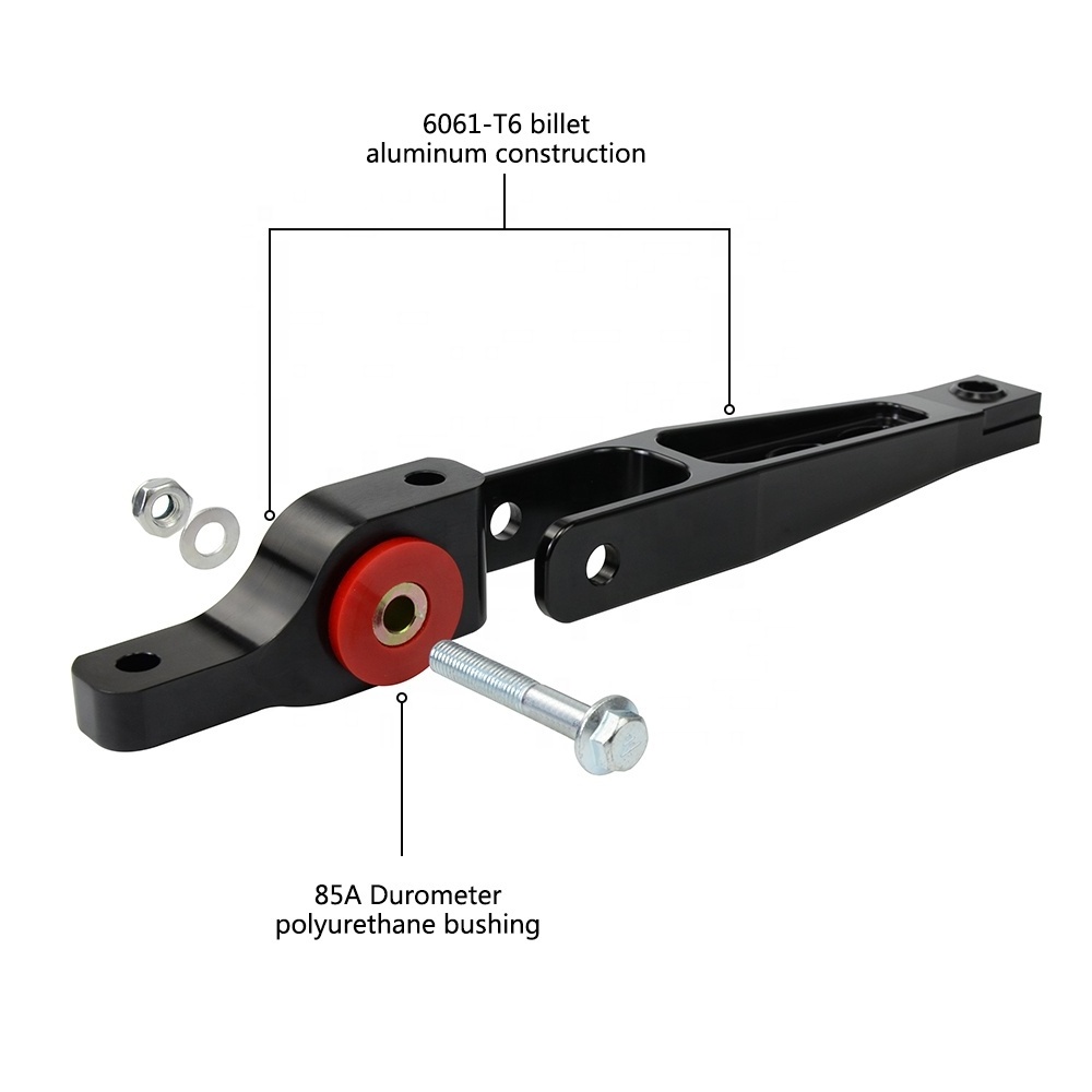 Spherical Pendulum Mount Motorsport Billet Dogbone Mount For 15+ AUDI 8V/8S Gen3 A3 TT VW Mk7 Golf/R GTi Alltrak PQY-TSB05