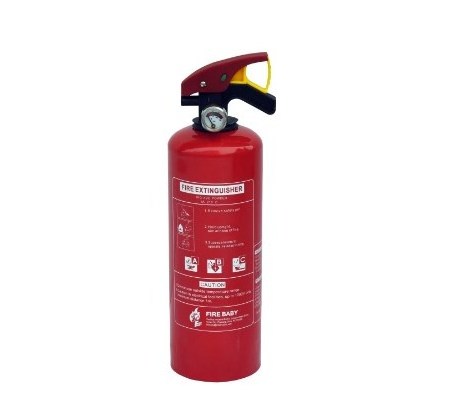 Car Fire Extinguisher  CE APPROVED  1Kg ABC POWDER with plastic valve