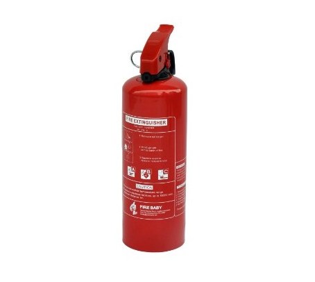 Car Fire Extinguisher  CE APPROVED  1Kg ABC POWDER with plastic valve