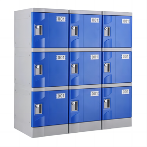 Manufacturer outdoor Waterproof RFID abs gym accessories storage plastic smart school organizer cabinet lockers with key lock