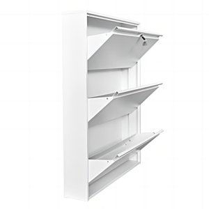 modern hidden thin rotating metal sterilization shoes rack cabinet storage furniture for living room hotel with lock