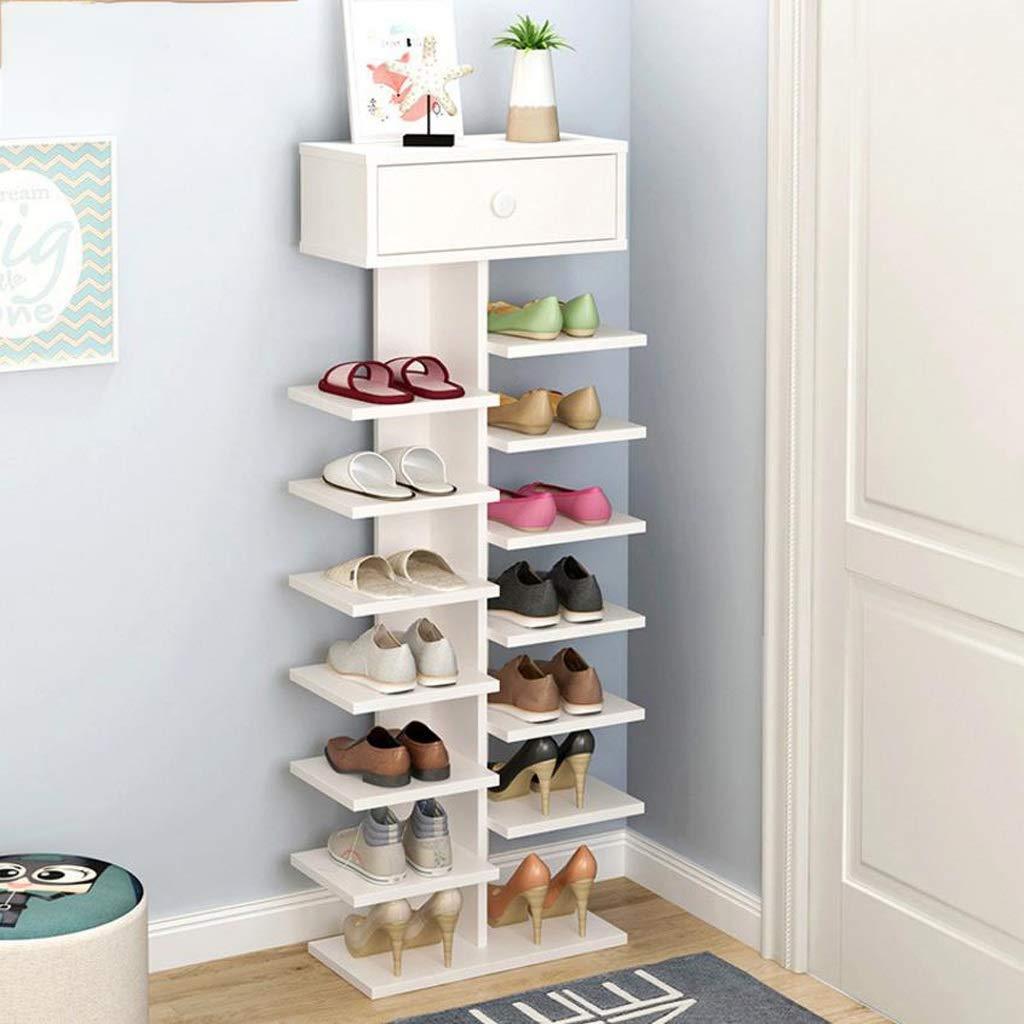 vertical amazing space saving portable white rotating slim storage cabinet shelves shoe racks stands wood for sale with drawer