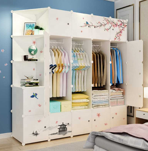 modern adults pink baby storage kids clothes plastic cupboards bedroom closet furniture cabinet wardrobe clothes organizer