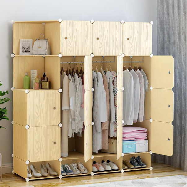 modern adults pink baby storage kids clothes plastic cupboards bedroom closet furniture cabinet wardrobe clothes organizer