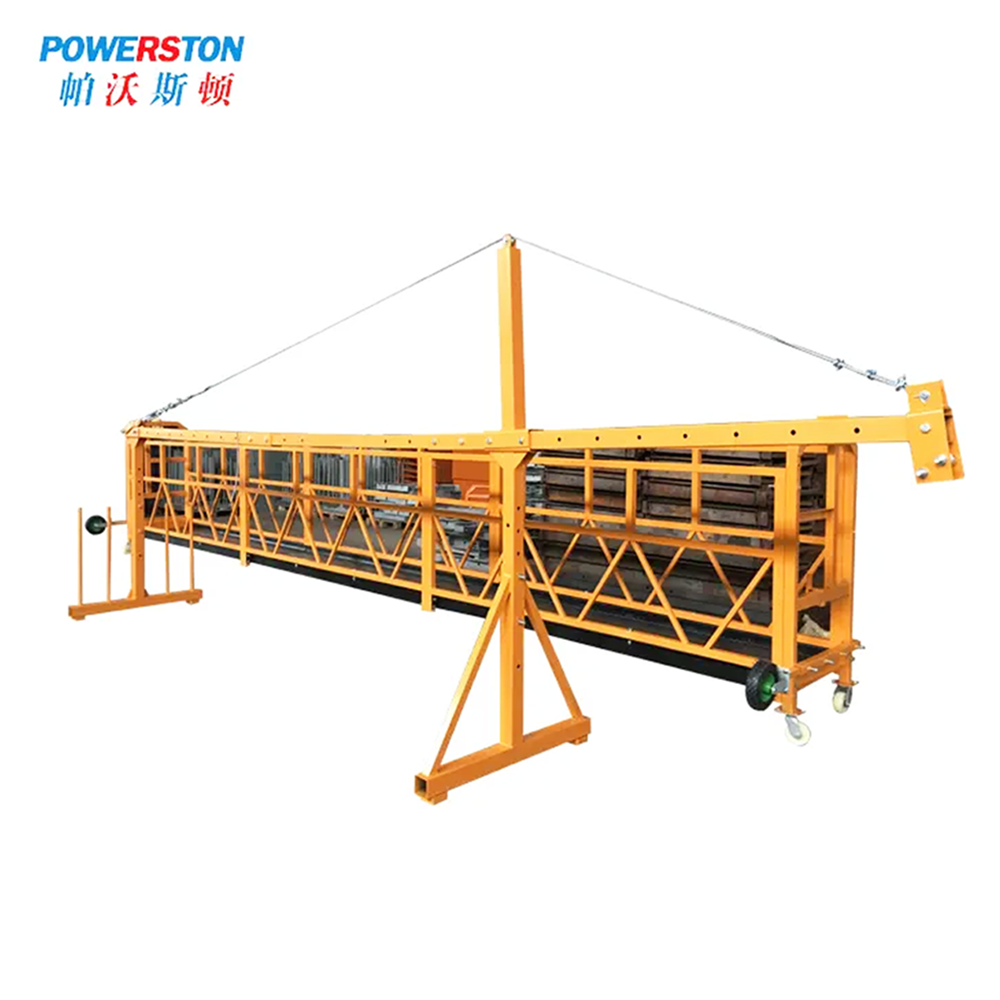 High Safety Factor Aluminum Work Aerial Facade Gondola Scaffolding Suspended Working Platform