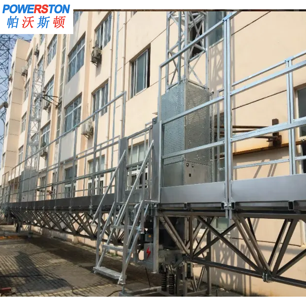 Save Scaffolding Materials Construction Lift Window Cleaning Cradle Mast Climbing Platform