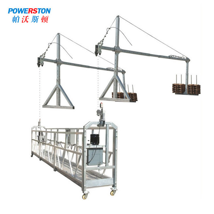 Electric Suspended Wire Rope Working Platform Window Cleaning Gondola Lift ZLP630 Cradle