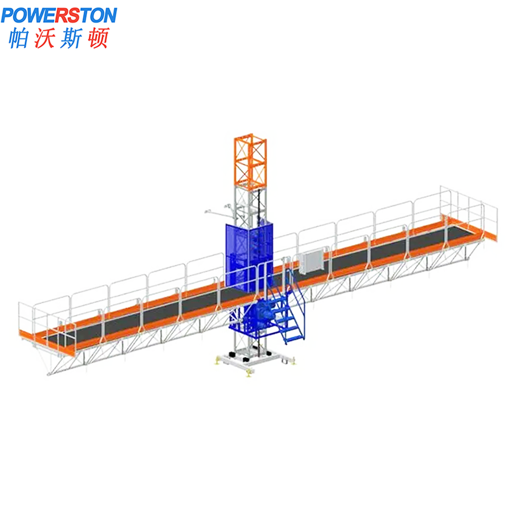 Save Scaffolding Materials Construction Lift Window Cleaning Cradle Mast Climbing Platform